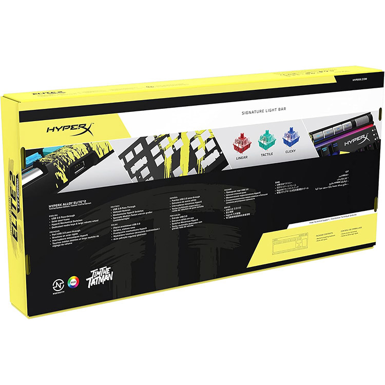 خرید کیبورد HyperX Alloy Elite 2 - سوییچ HyperX قرمز - نسخه TimTheTatMan